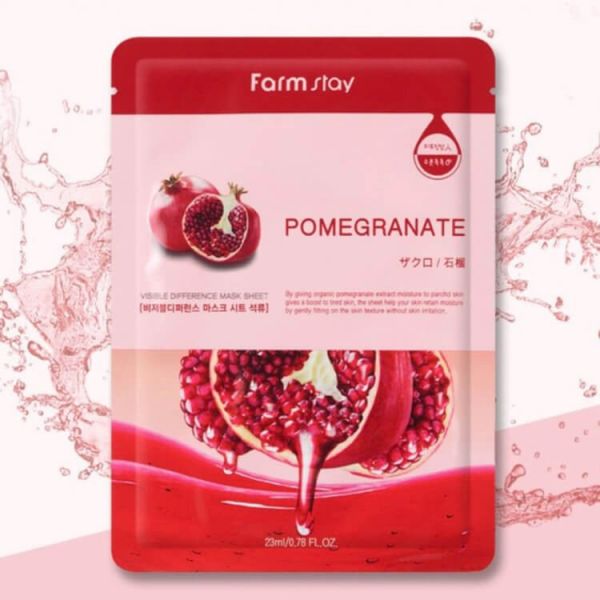 Multifunctional face mask FarmStay with pomegranate extract